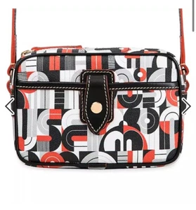 Mickey and Minnie Mouse Geometric Crossbody Bag by Dooney & Bourke - Picture 1 of 5