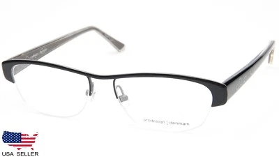 全新 PRODESIGN DENMARK 5146 c.6031 黑色眼镜框 53-16-139 B32 毫米 日本 — 第 1/4 张图片