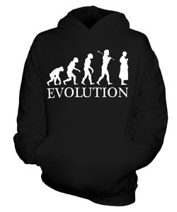 BHIKKHU BUDDHIST MONK EVOLUTION KIDS HOODIE HOODIE - Picture 1 of 14