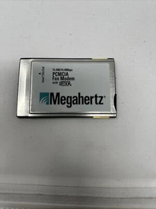 MEGAHERTZ MDL # XJ1144 14400 BPS PCMCIA FAX MODEM WITH X JACK Vintage Electronic - Photo 1/4