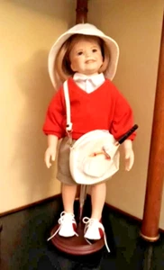 Porcelain Tennis Figure With Stand-One Of A Kind from the Artists Collection - Picture 1 of 2