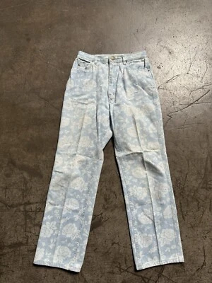 Jeans florales vintage años 80 Lee cintura alta talla 12 hechos en Unión en EE. UU. Foto 1 de 4