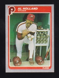 1985 Fleer Al Holland #254 Philadelphia Phillies - Picture 1 of 2
