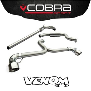 Sistema trasero turbo de escape Cobra 3" y deportivo gato (Venom) VW Golf GTi Mk6 5K VW40a - Imagen 1 de 2