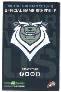 2018-19 Victoria Royals WHL Hockey Schedule !!! Gillis Plumbing Ltd