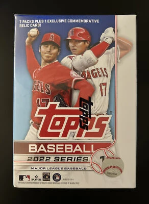 2022 Topps Series 1 Baseball MLB Blaster Box Trading Cards (7 Packs per Box, 14 - Image 1 of 3