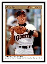1991 O-Pee-Chee Premier #33 STEVE DECKER  ~E9G