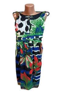 Neu Desigual Damen Kleid Gr. S Mehrfarbig Weste Flor - Bild 1 von 12