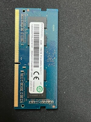 RMSA3310NA86H9F-2666 RAMAXEL LAPTOP MEMORY 4GB - Image 1 of 2