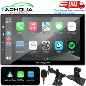 Aphqua 9Inch Touchscreen Car Stereo Radio Wireless Apple Carplay Android Auto - Picture 1 of 9