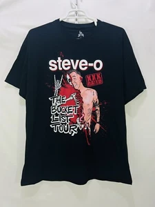 Steve-O Bucket List Tour  XXX Rated T Shirt Sz XXL 2XL NEW NWD *misprint - Picture 1 of 4