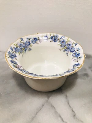 "Antigua taza rara KPM flores azules y rosas Forget Me Not 3,75""" Foto 1 de 4