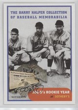 1999 Barry Halper Collection of Baseball Memorabilia Sotheby's Joe DiMaggio HOF