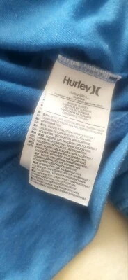 Hurley sudadera,  Dri-Fit Polar con capucha, jersey deporte, azul con logo. - Imagen 1 de 4