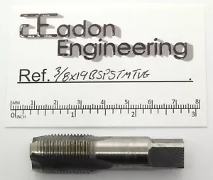 3/8 Zoll x 19TPI BSP (British Standard Pipe) Spiralpunkt Maschine Wasserhahn, HSS. - Bild 1 von 2