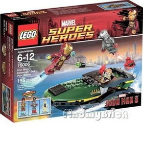 LEGO 76006 Super Heroes Marvel's Iron Man Extremis Sea Port Battle - Sealed NEW