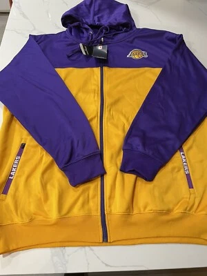 Los Angeles Lakers Fanatics Men’s Full Zip Track Jacket (2XLT) Retails For $105 - Image 1 of 4