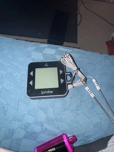 Termómetro digital de carne recargable e impermeable de doble sonda solo para unidad de alimentos - Imagen 1 de 7