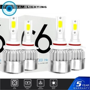 9005 9006 LED Combo Headlight Bulbs For Honda Accord 1997-2007 High/Low Beam New - Picture 1 of 9