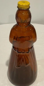 Vintage Ms. Butterworth's 10" Amber Syrup Bottle - Picture 1 of 6