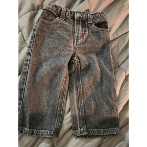 NWOT Nautica Since 1983 Baby Boy Dark Gray Denim  Jeans Size 18M 100% Cotton