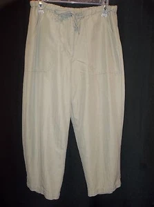 JAMAICA BAY Olive CAPRI PANTS Women's SIZE SMALL - Picture 1 of 5