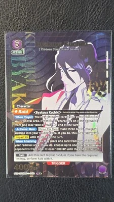 Byakuya Kuchiki Alt Art 1 Star FOIL UE01BT 050 M PF Bleach Series - Image 1 of 2