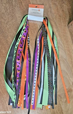 30 Assorted Halloween Crafting Ribbons 1 Yard Each Widths .375" - 1.5" Polyester - Image 1 of 4