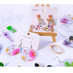 Eardrops Pendant Silicone Moulds DIY Silicone Resin Ornament Beginner Tools - Picture 1 of 8