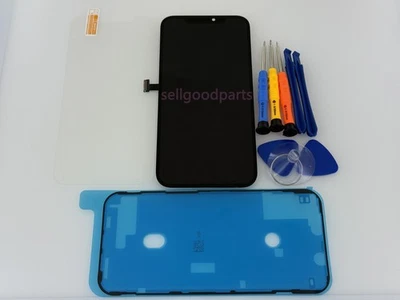 Genuine OEM iPhone 12 Pro Max Black OLED Replacement Screen Digitizer "Grade A" - Image 1 of 4
