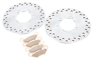 2000 Polaris 335 Sportsman 4X4 Front Brake Rotors and Severe Duty Brake Pads - Image 1 of 4