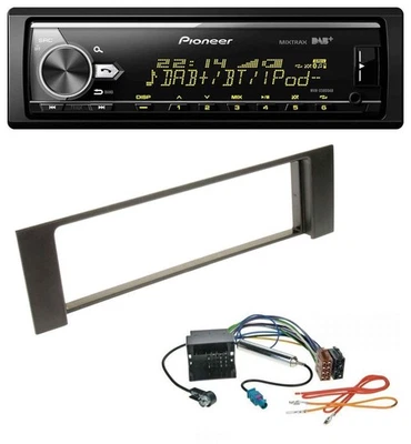 Pioneer Bluetooth USB DAB MP3 Autoradio für Audi A4 00-04 B6 Quadlock Fakra - Bild 1 von 4