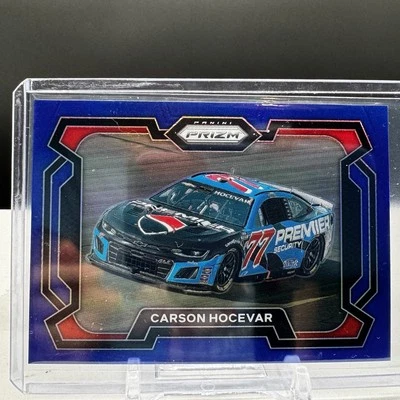 2024 Panini Prizm NASCAR Racing Carson Hocevar #95 Blue Prizm /199 - Image 1 of 3