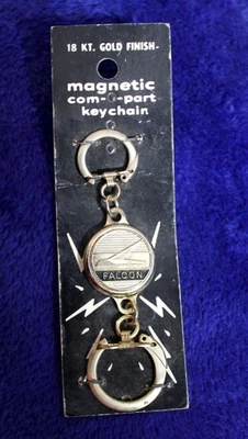 NOS Ford Falcon Magnetic Valet Key Ring Key Chain Fob Accessory - Image 1 of 4