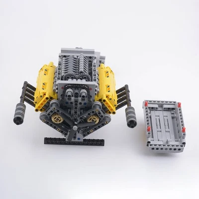 Hot Sale V8 Engine Dynamic 945 Pieces Building Toys Set MOC Build - Image 1 of 4