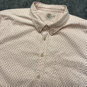 FAHERTY Camicia con bottoni uomo 2XL XXL rosa Playa Fishscale Redux cotone biologico - Foto 1 di 8