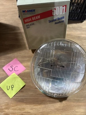 Nuevo de Lote Antiguo Faro de Viga Sellada Wagner 5001 12V Resistente 5001, 4001 Foto 1 de 2