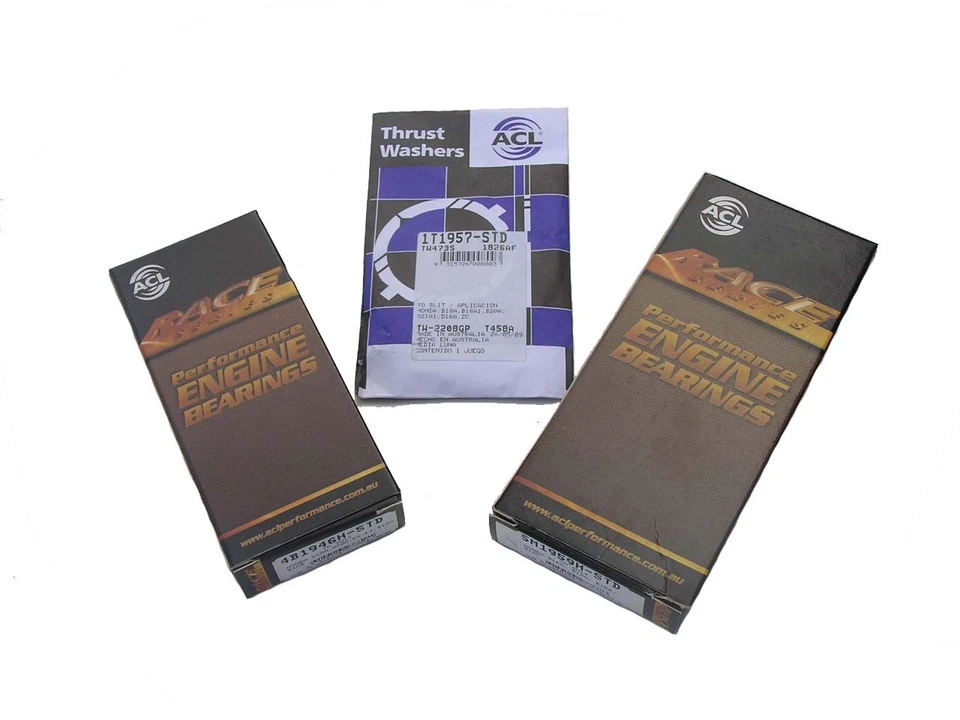 ACL RACE ROD MAIN THRUST BEARINGS BEARING KIT B20B4 B20Z2 CR-V CRV HONDA ACURA - Image 1 of 1