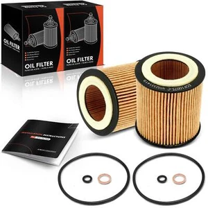 2pcs Engine Oil Filter for BMW 128i 08-13 228i xDrive 15-16 328xi 07-08 X3 10K - Picture 1 of 9