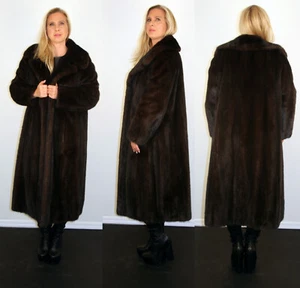 Ranch Nerz Pelzmantel Größe Large 10 12 L Efurs4less - Bild 1 von 5