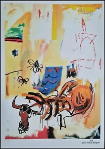 JEAN-MICHEL BASQUIAT * Poison Oasis * 70x50 cm * Lithografie *limitiert # 21/300 - Bild 1 von 8