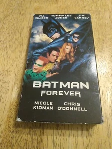 Batman Forever 1995 - Early print- No ISBN! Pre-owned VHS Tape Un-tested - Picture 1 of 11