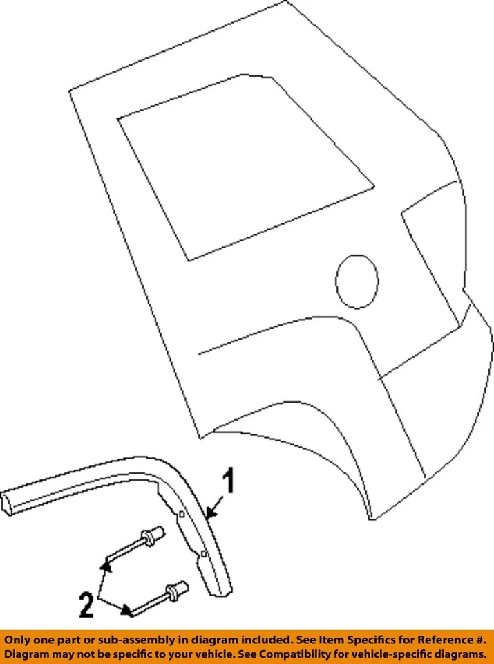 CHRYSLER OEM 11-22 Grand Cherokee WK Exterior Trim-Wheel Flare 1MP35RXFAI Foto 1 de 1