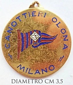 MILANO CANOTTIERI OLONA CSO 1894 MEDAGLIA PER ASSOCIATI AL CENTRO SPORTIVO  - Picture 1 of 6