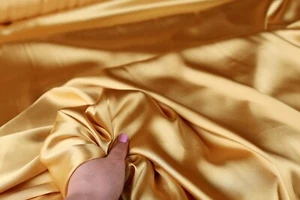 75 Colors Charmeuse Satin Fabric By the Yard - Picture 1 of 87