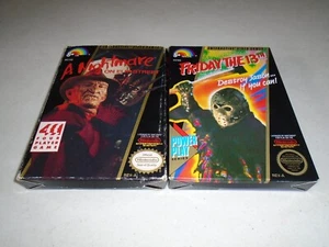A Nightmare on Elm Street & Friday the 13th ☆☆ Juegos completos de Nintendo NES en caja original - Imagen 1 de 19