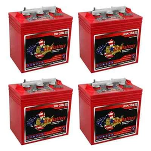 x4 | US Battery US2200 6V 232Ah Deep Cycle Battery ~ Replaces Trojan T-105 T-605 - Picture 1 of 6