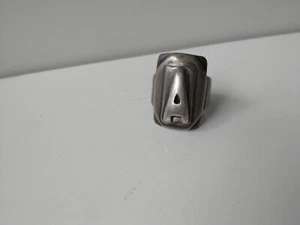Vintage "Letter A" Untested Metal Men's Ring About Size 10 (?) - Picture 1 of 4