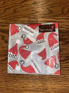 Papyrus Xmas Cocktail Napkins- Pack Of 20 -lot Of 6 - Picture 1 of 2