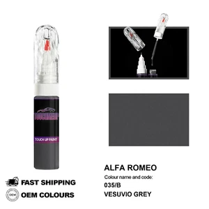FOR ALFA ROMEO VESUVIO GREY 035/B Touch Up Paint Pen Brush Fix Kit Scratch Chip - Picture 1 of 8
